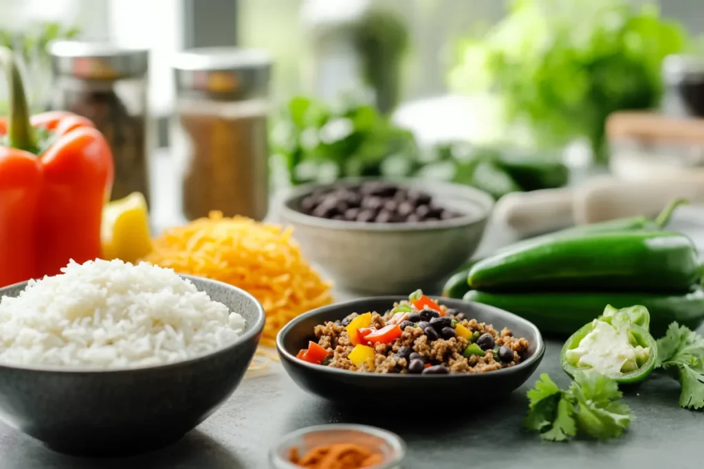 stuffed poblano peppers ingredients