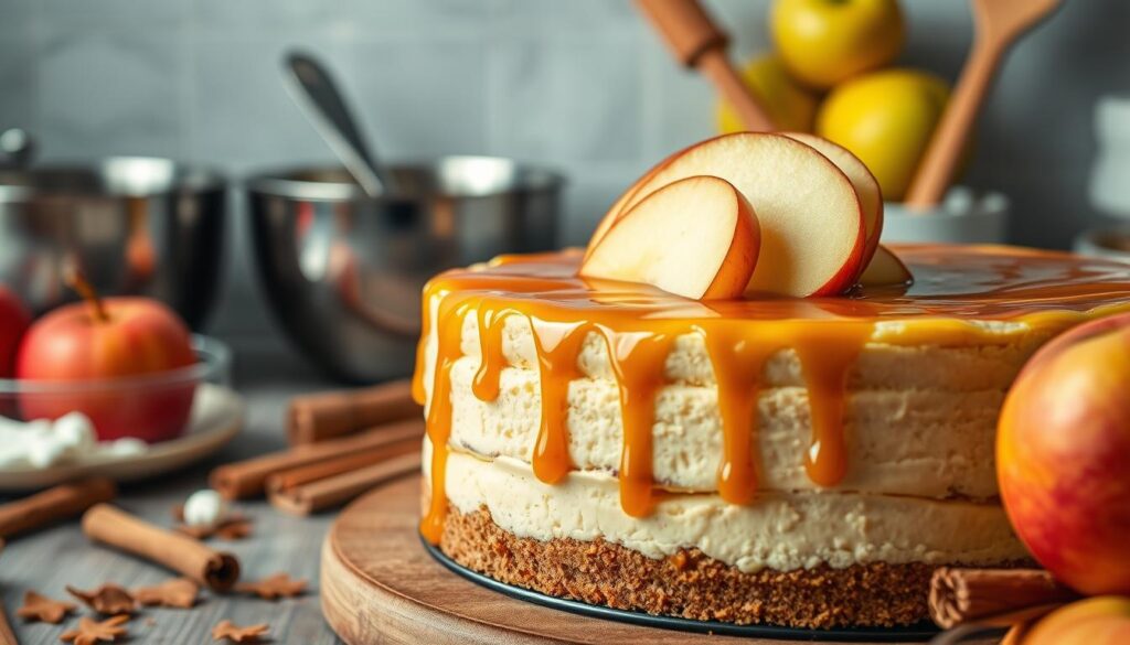 Caramel Apple Cheesecake