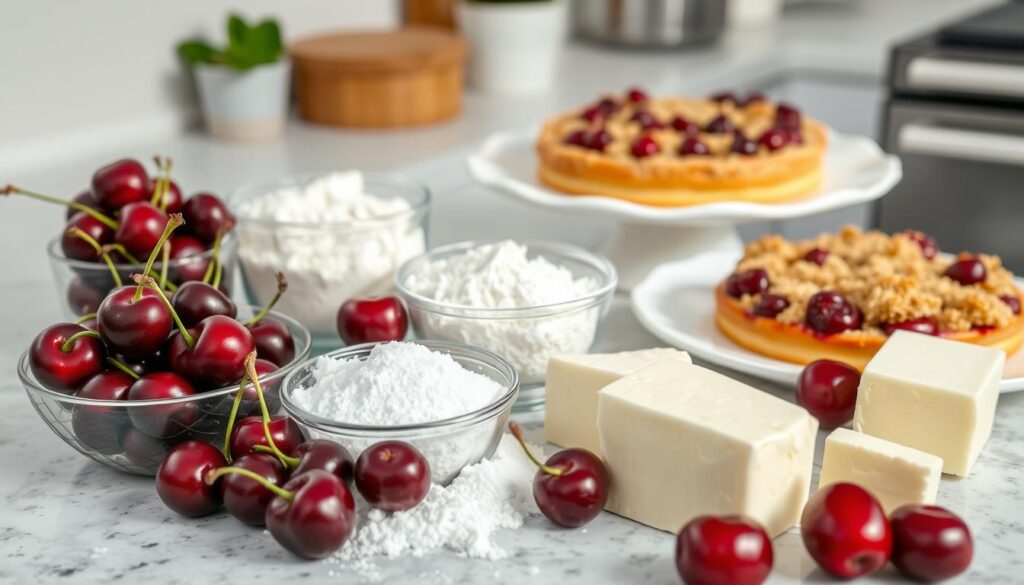 Cherry Crumble Danishes ingredients