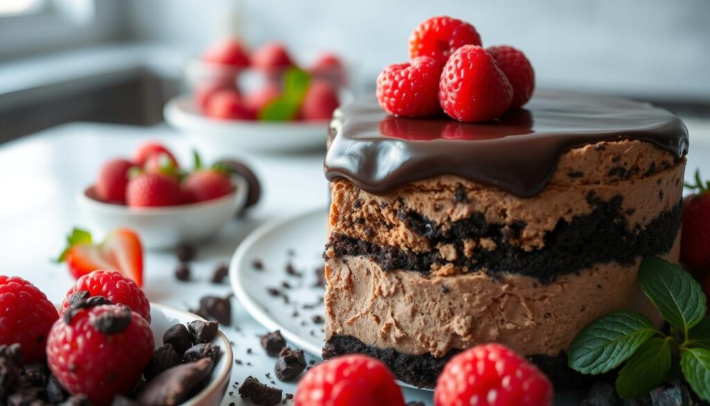 Chocolate Cookie Cheesecake