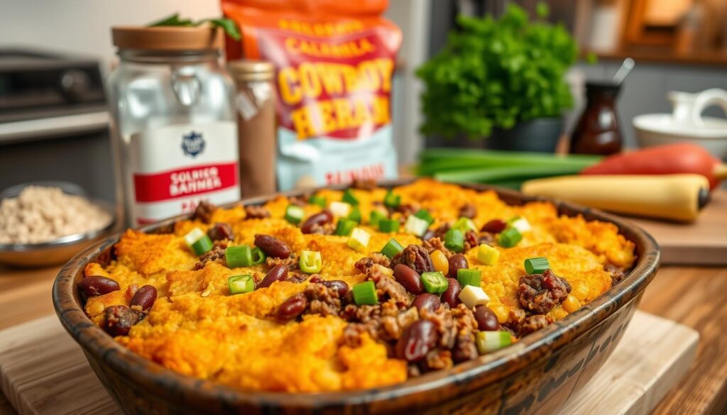 Cowboy Cornbread Casserole