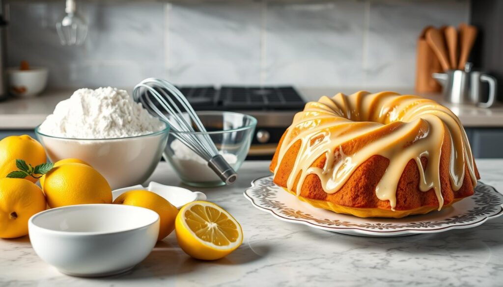 Lemon Bundt Cake steps