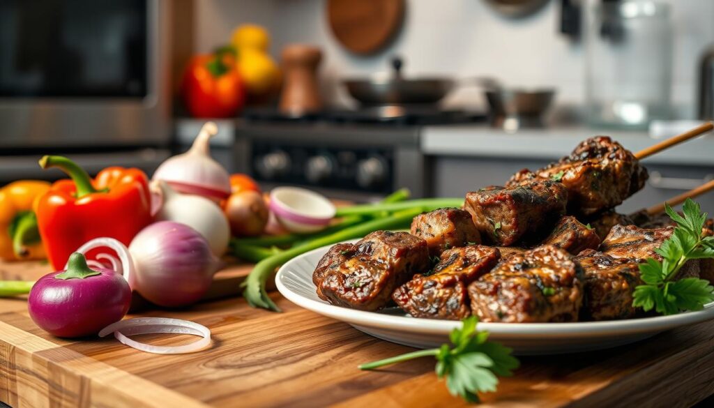 Oven-Baked Beef Skewers