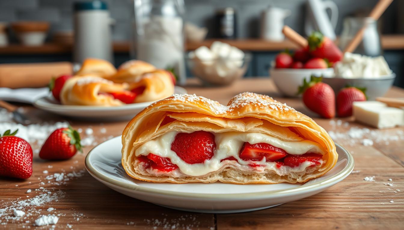 Strawberry Cheese Danish