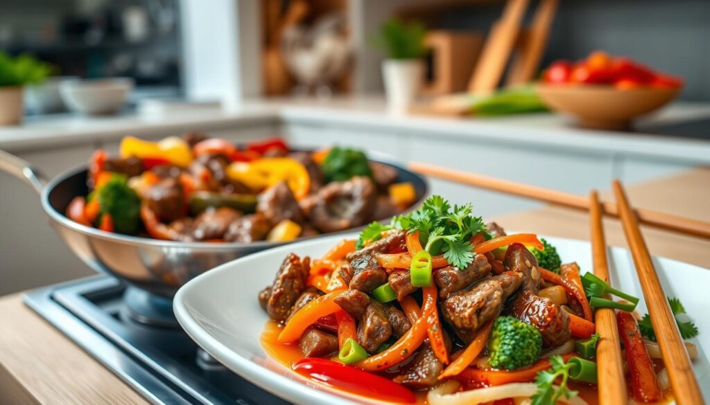 What is beef stir-fry