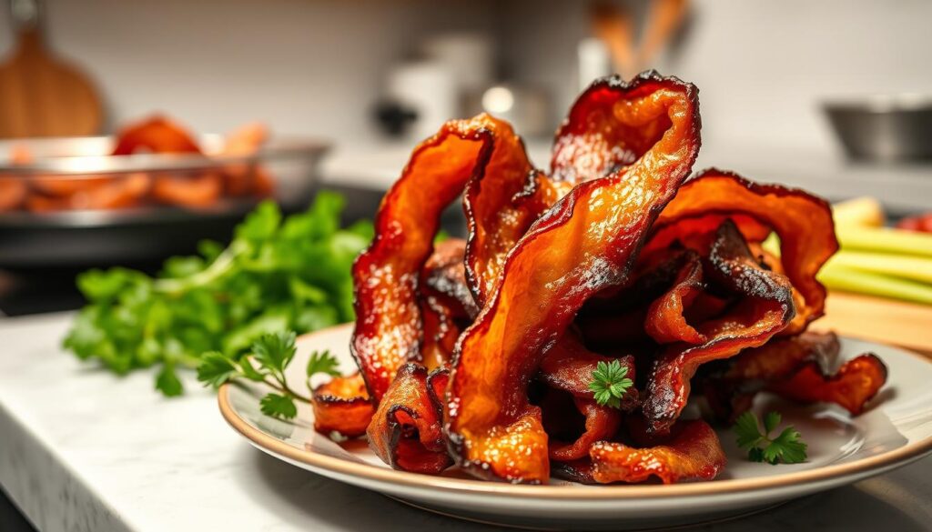 air fryer twisted bacon