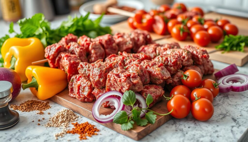 beef skewer ingredients