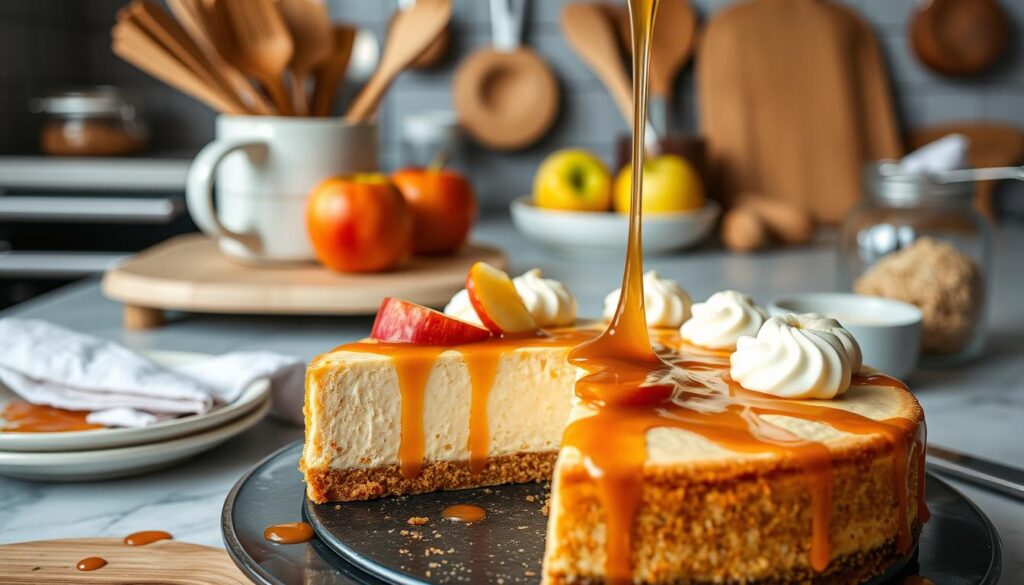 caramel apple cheesecake appeal