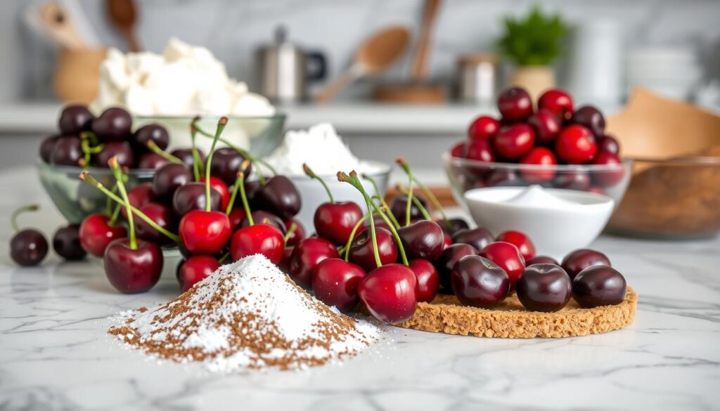 chocolate cherry cheesecake ingredients