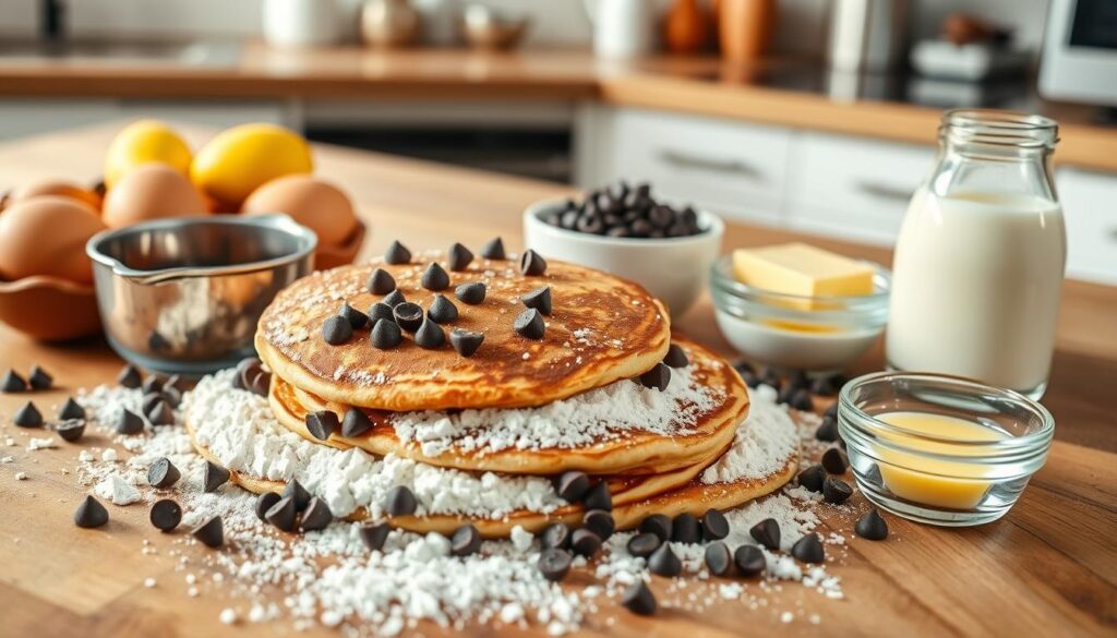 chocolate chip pancakes ingredients