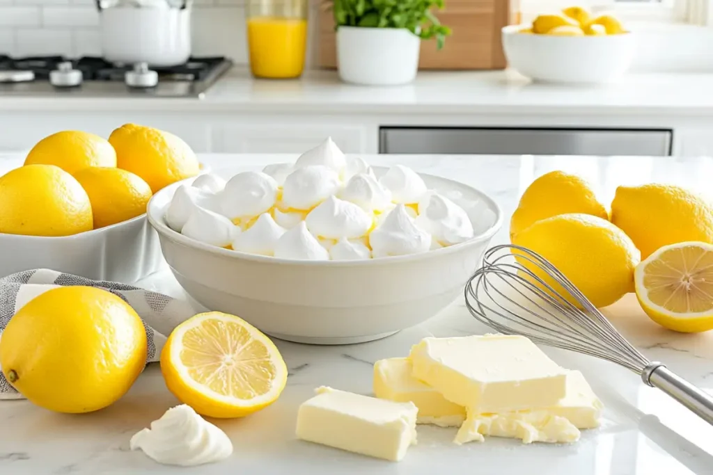 lemon meringue ingredients